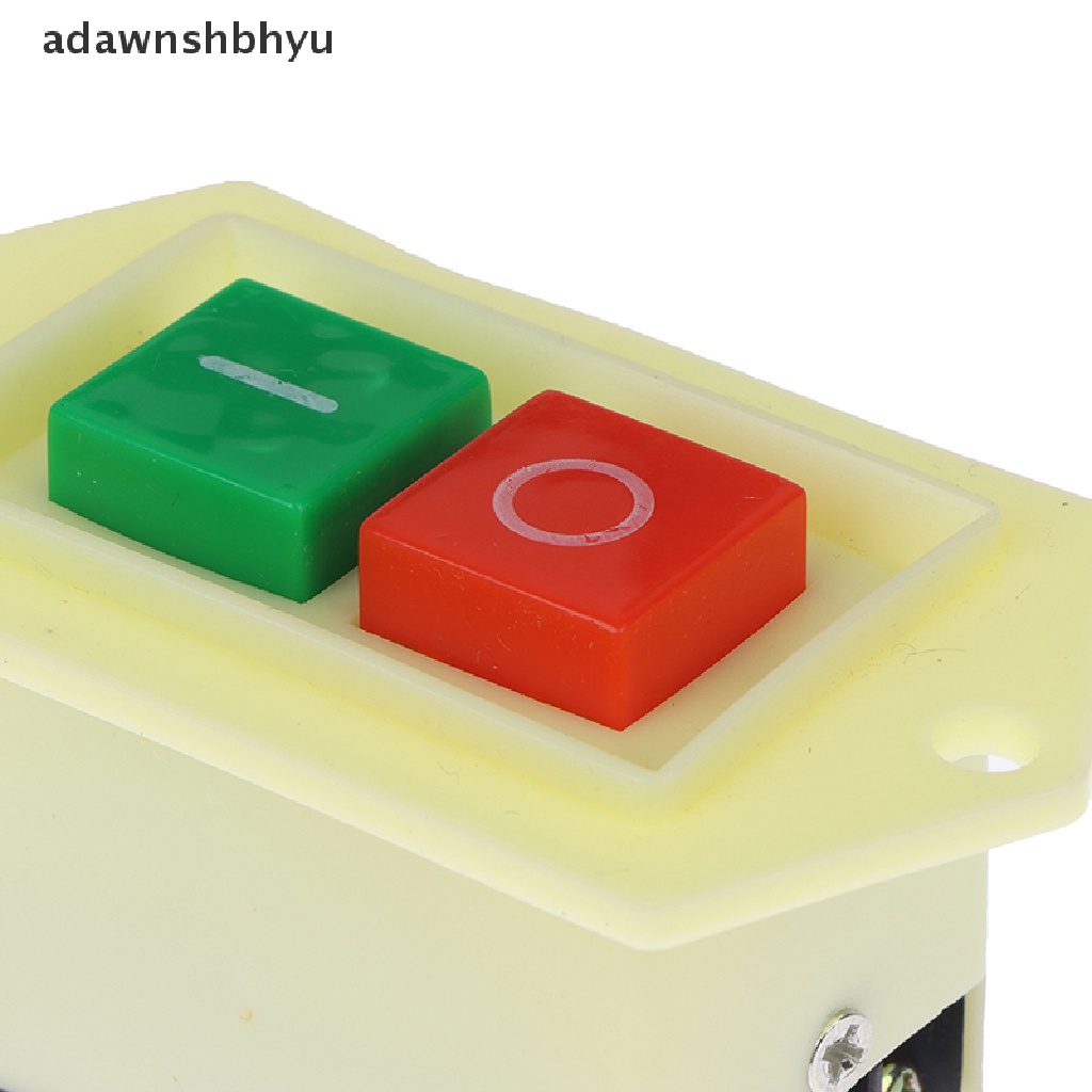 Adawnshbhyu LC3-10 10A On-Off Push Button Switch Tombol Start Untuk Mesin Gerinda Bench