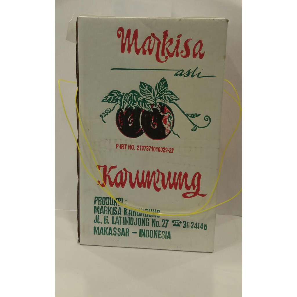 

Markisa Karunrung 2x1000ml oleh oleh khas makassar