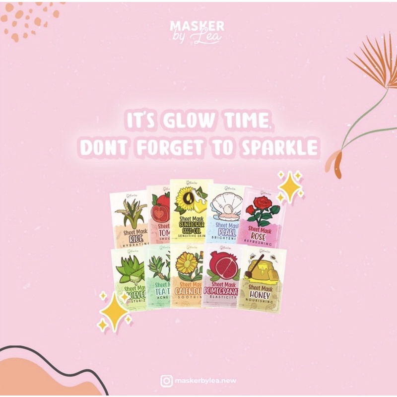[RESELLER RESMI] [BPOM] SHEETMASK / SHEET MASK BY LEA GLORIA