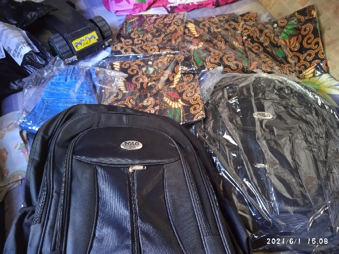 Baju Batik Couple Ayah Dan Anak Sekar Menteh/ Batik Anak Dan Ayah Setelan Seragam