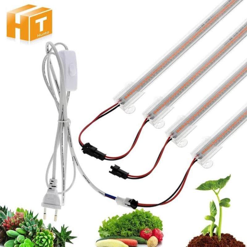 Grow light LED Hidroponik Akuaponik 8w 30cm / 50cm