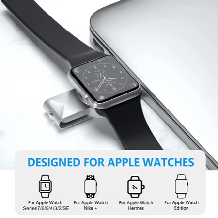 Elavo Mini USB Charger apple watch series 6 5 4 3 2 portable charging wireless powerbank jam iwatch