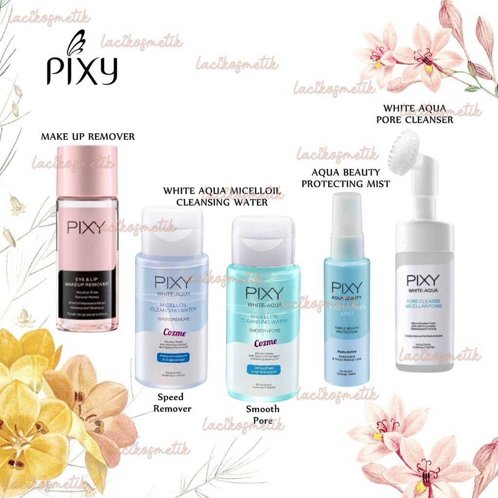 ✨LACIKOSME✨ PIXY CLEANSER MAKE UP PROTECTING MIST - MICELLAR WATER PEMBERSIH MUKA ORIGINAL