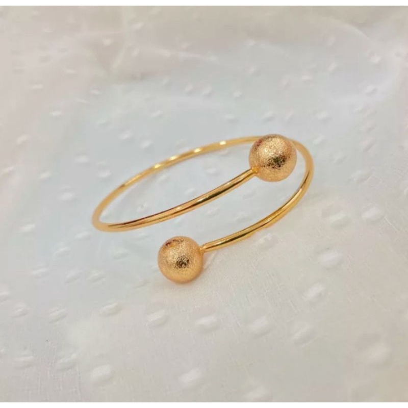 Gelang Bola Pasir Tinju Gold Premium Lapis Emas 18k Anti Karat