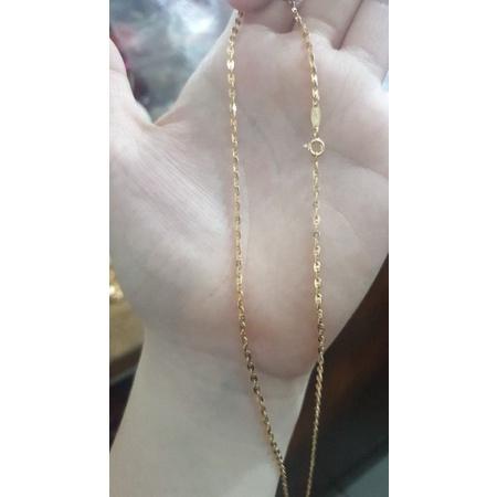 kalung nori trixie toscano emas asli 375 8k gold mas muda