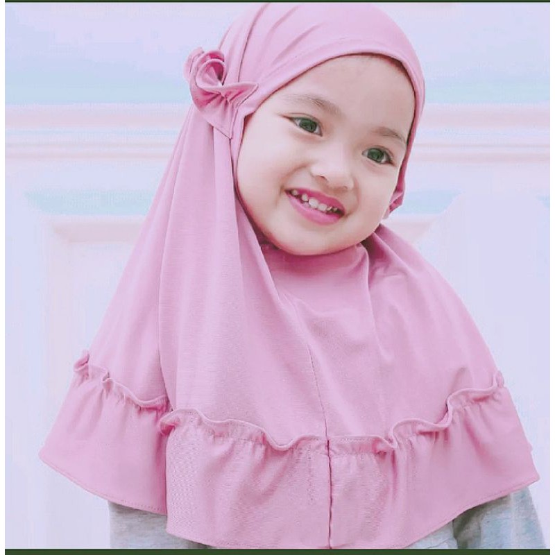 Jilbab bayi tali karet CARLA 0-3th-4