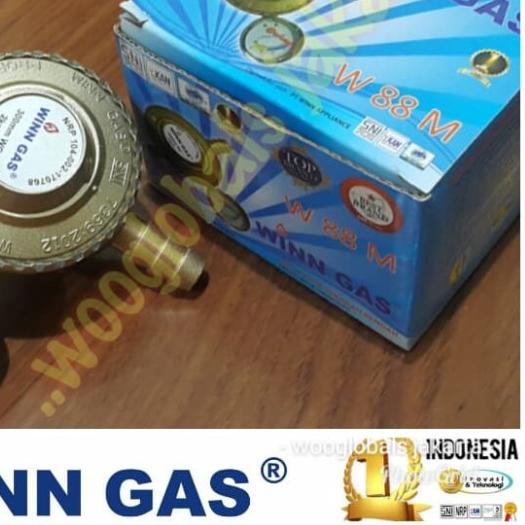 ☆ REGULATOR KOMPOR WINN GAS METER TEKVA W.28 ORI SNI ❊
