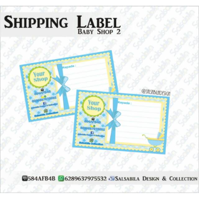 

Baby shop 2 stiker pengiriman / label pengiriman