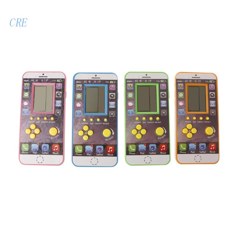 Cre Mainan Mesin Game Puzzle Klasik Elektronik Layar LCD