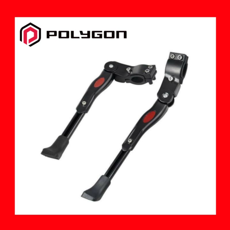STANDAR POLYGON ADJUSTABLE KICKSTAND JAGANG SEPEDA  STANDAR SEPEDA SAMPING JAGRAK