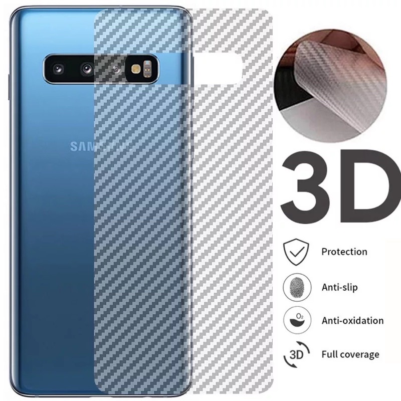 GARSKIN CARBON SAMSUNG S20 S20+ S21 S21FE S20FE FE S21 S21+ S20 ULTRA PLUS STIKER BACK SKIN ANTI JAMUR