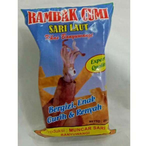 

rambak cumi khas Banyuwangi