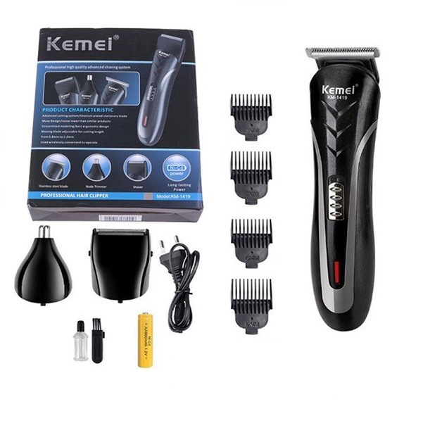 COD CUKURAN RAMBUTHAIR CLIPPER CAS KEMEI KM-1419 / CUKURAN RAMBUT,KUMIS,JENGGOT,BULU HIDUNG KEMEI KM-1419 / ALAT CUKUR KEMEI KM-1419