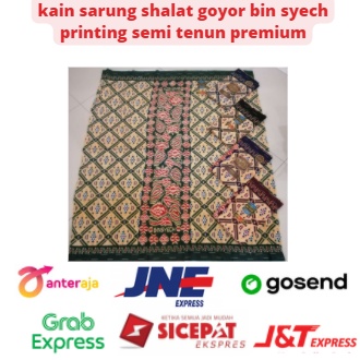 Sarung Printing Bin Syech Sarung Goyor Semi Tenun Bin Syech