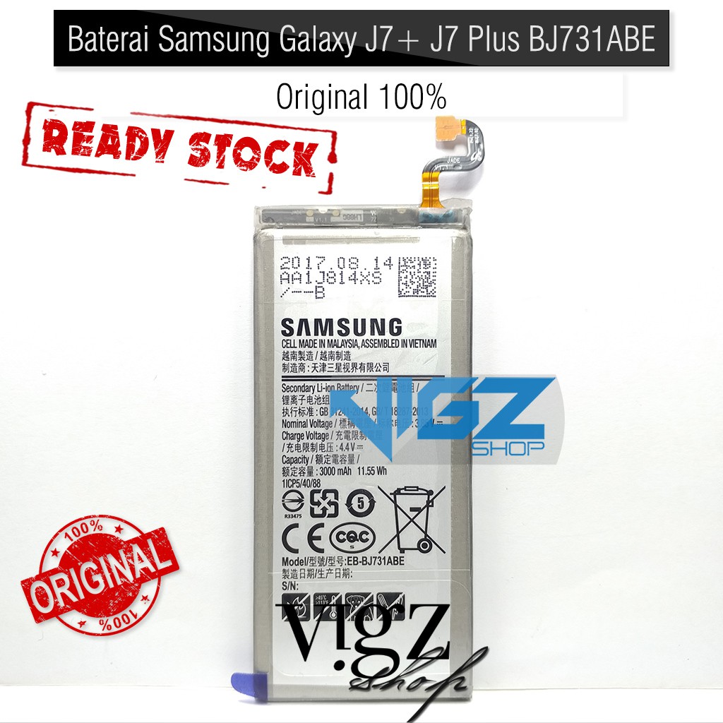 Baterai Samsung Galaxy J7+ J7 Plus BJ731ABE Original 100%