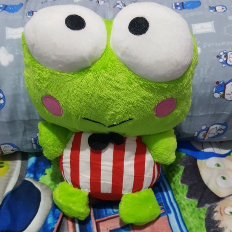 Boneka Keroppi Merah Putih ori Sanrio