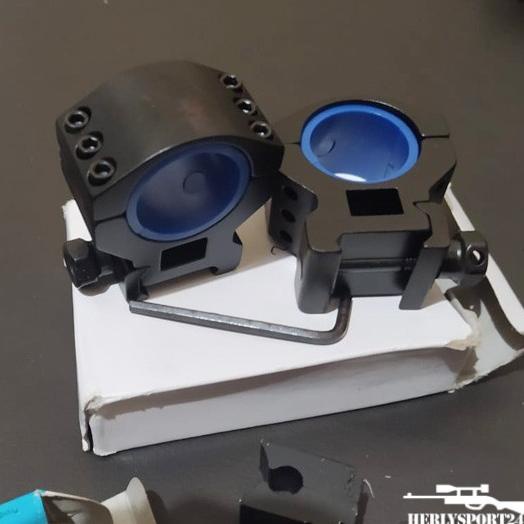 MOUNTING AIRSOFT / MOUNTING REL 22 / MOUNTING TELESCOPE TAHAN GETAR