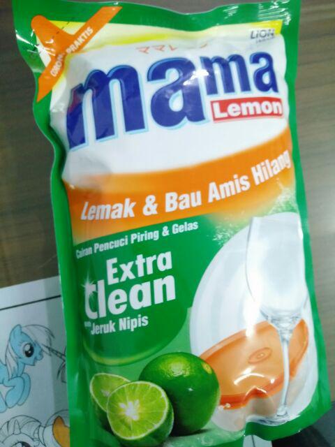 (promo) Mama Lemon Jeruk Nipis Extra Clean 780 Ml / Sabun Cuci Mama Lemon / Mama Lime Refill