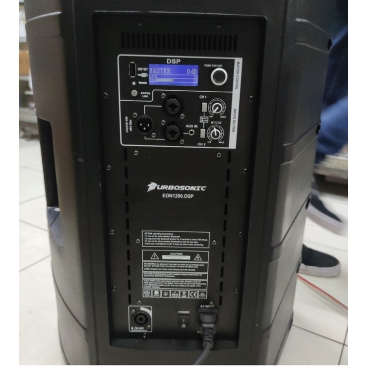 (JUAL 1 BUAH) Speaker aktif turbosonic 15 inch 15D EON1200 DSP PRO600