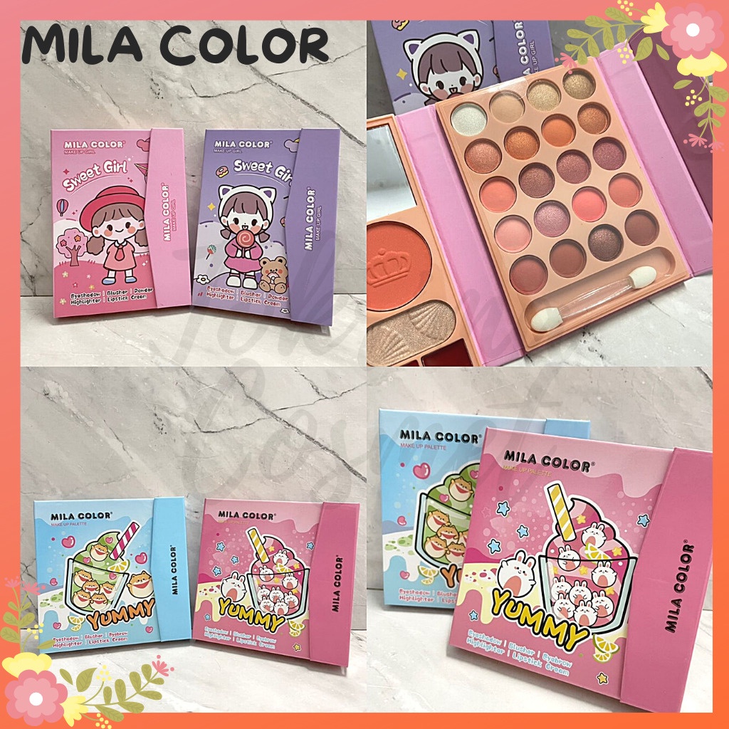 Mila Color Eyeshadow Buku Edisi Cover Terbaru 2022