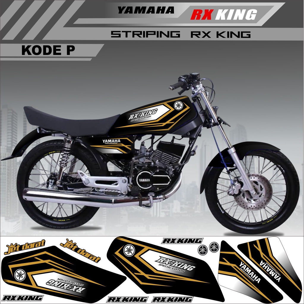 Sticker Striping Rx King Variasi Stiker Rx King Variasi Kode P