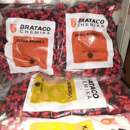 KAPSUL KOSONG 2 | BRATACO | BERKUALITAS DAN HALAL MUI