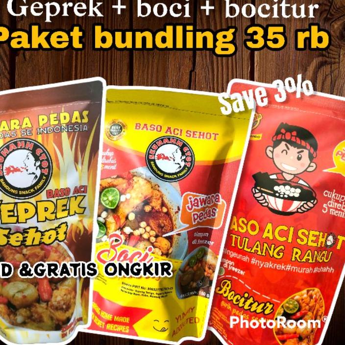 

☣ PAKET BUNDLING 35RIBU ISI BOCI,GEPREK, BOCITUR ⇬