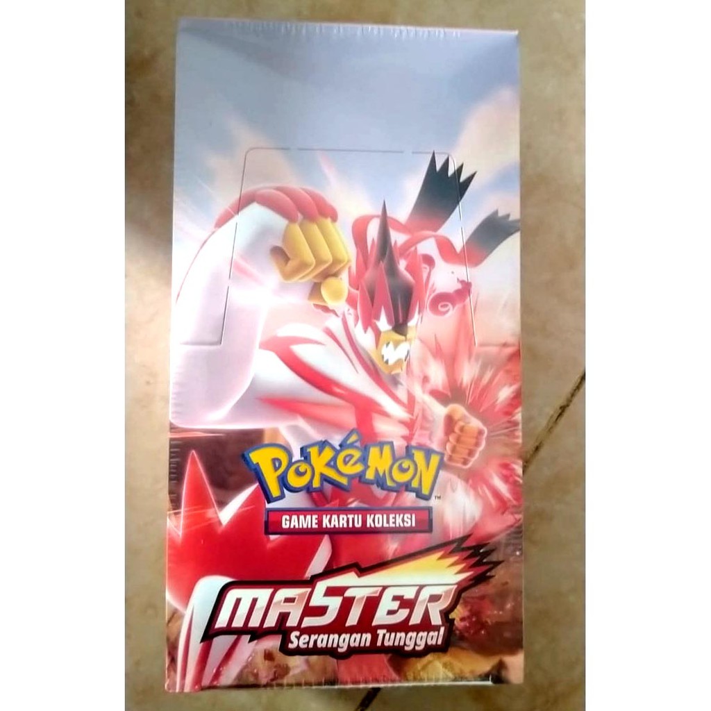 Kartu Pokemon TCG Box 8 Set Master Serangan Tunggal S5L1 Pedang Perisai Koleksi