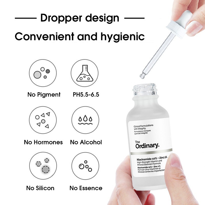 The Ordinary Niacinamide 10% + Zinc 1% Serum Wajah The Ordinary Serum Niacinamid Serum 30ml