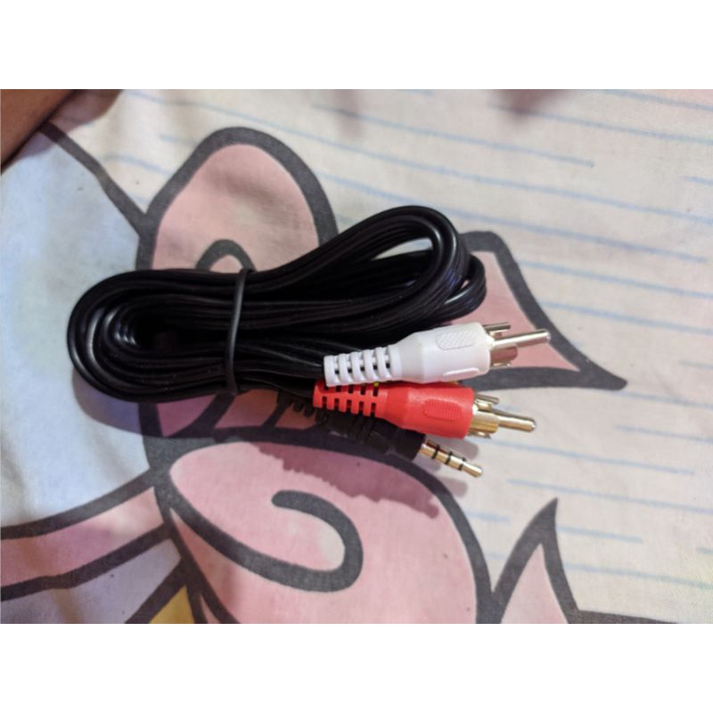 kabel AUX KE RCA buat STB KE TV TABUNG