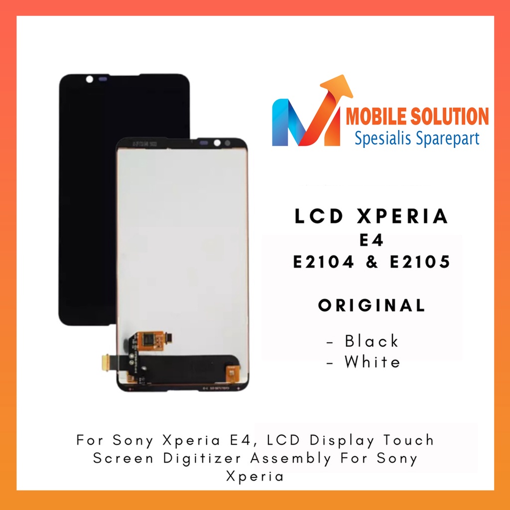 Grosir LCD Xperia E4 E2104 E2105 ORIGINAL 100%  Fullset Touchscreen Garansi + Packing / Bubbel