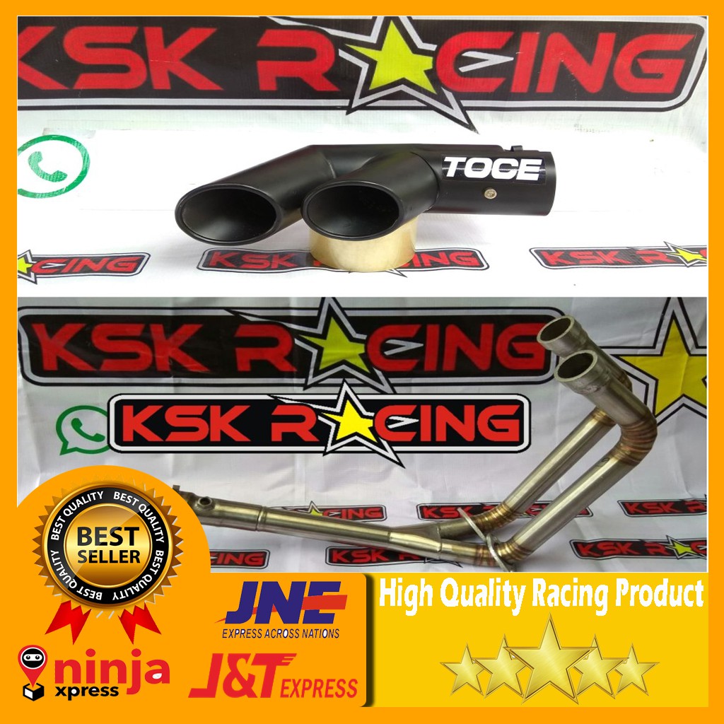 Knalpot toce underbelly full Ninja 250fi karbu r25 mt25 fullsystem ngebass mantap