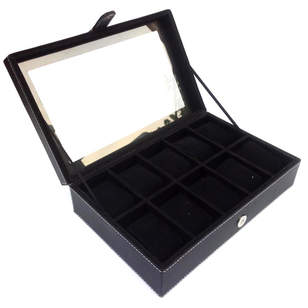 [Kualitas Super] Kotak Box Jam Tangan Isi 10 - Free Gunting Kuku Mini