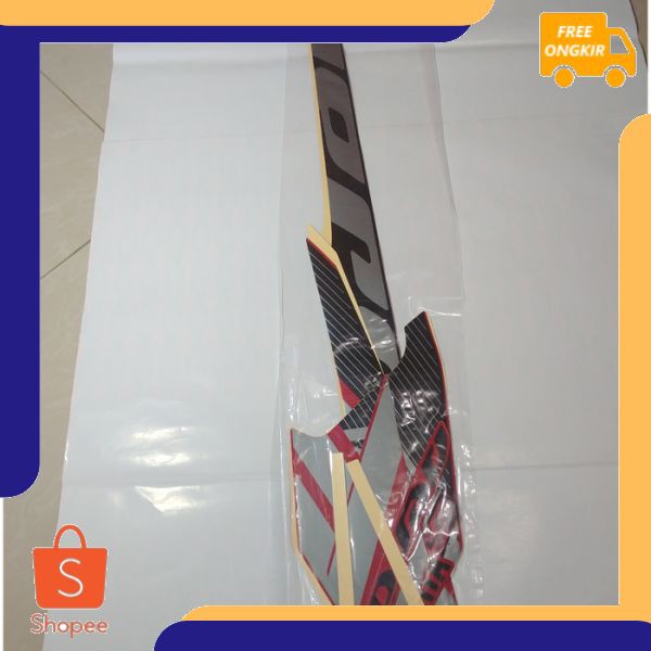 Stiker Bodi & Lis Body & Striping Aerox 155 2017 Merah