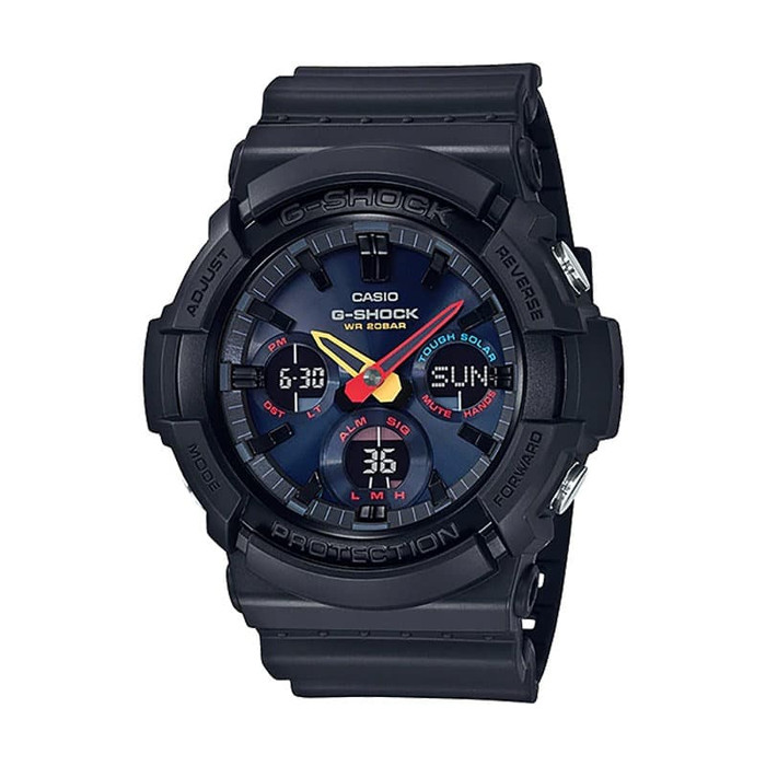 Casio G-Shock GAS-100BMC-1ADR Tough Solar Digital Analog Black Dial