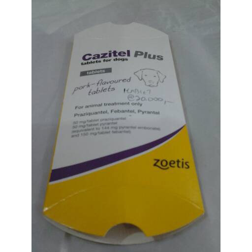 obat cacing cazitel plus buat anjing