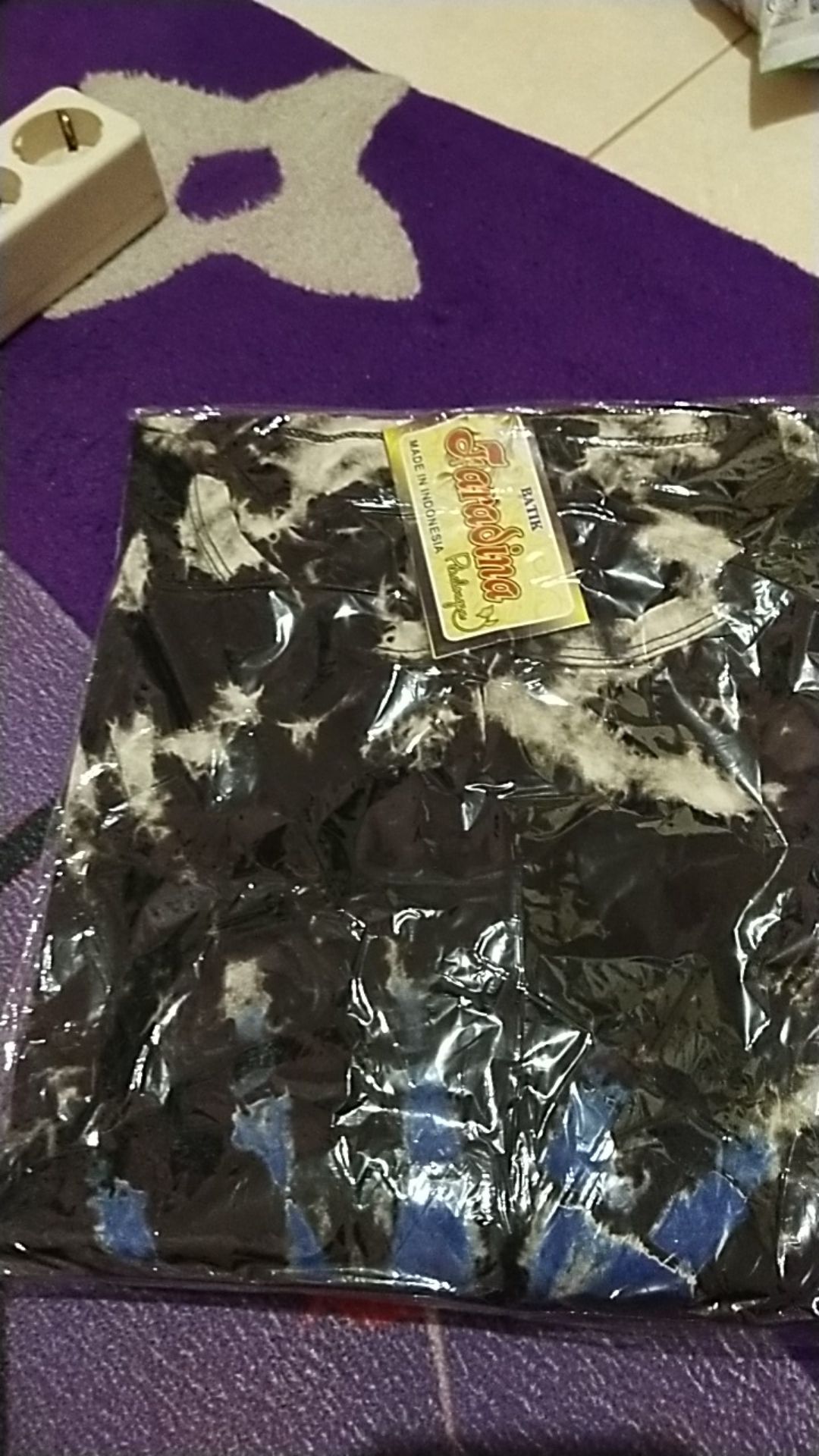 Gamis Black Tiedye Ecer Termurah