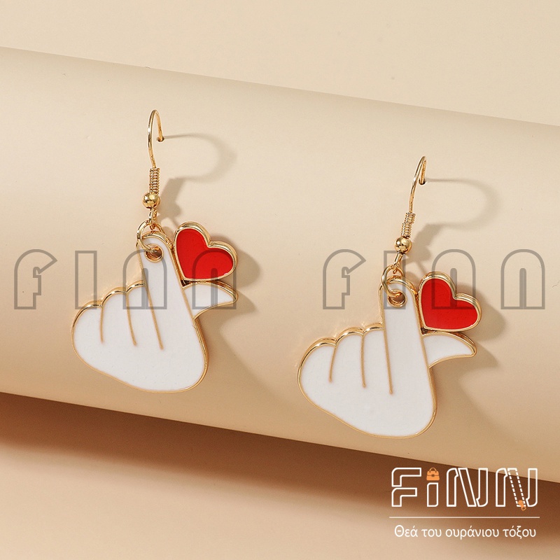 Anting Hook Wanita Kekenian - Anting Wanita Saranghae Korean Style Fashion Import