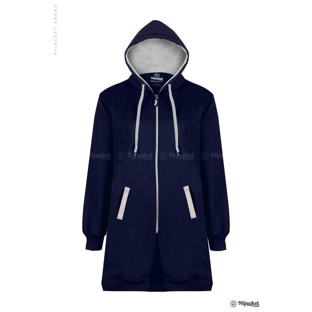 ALL HIJACKET BASIC NAVY II JAKET MUSLIMAH-4