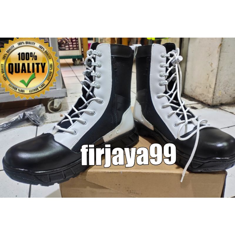 SEPATU PDL JATAH PEMBAGIAN PROVOST POLRI/HITAM PUTIH/PKD/KELINCI