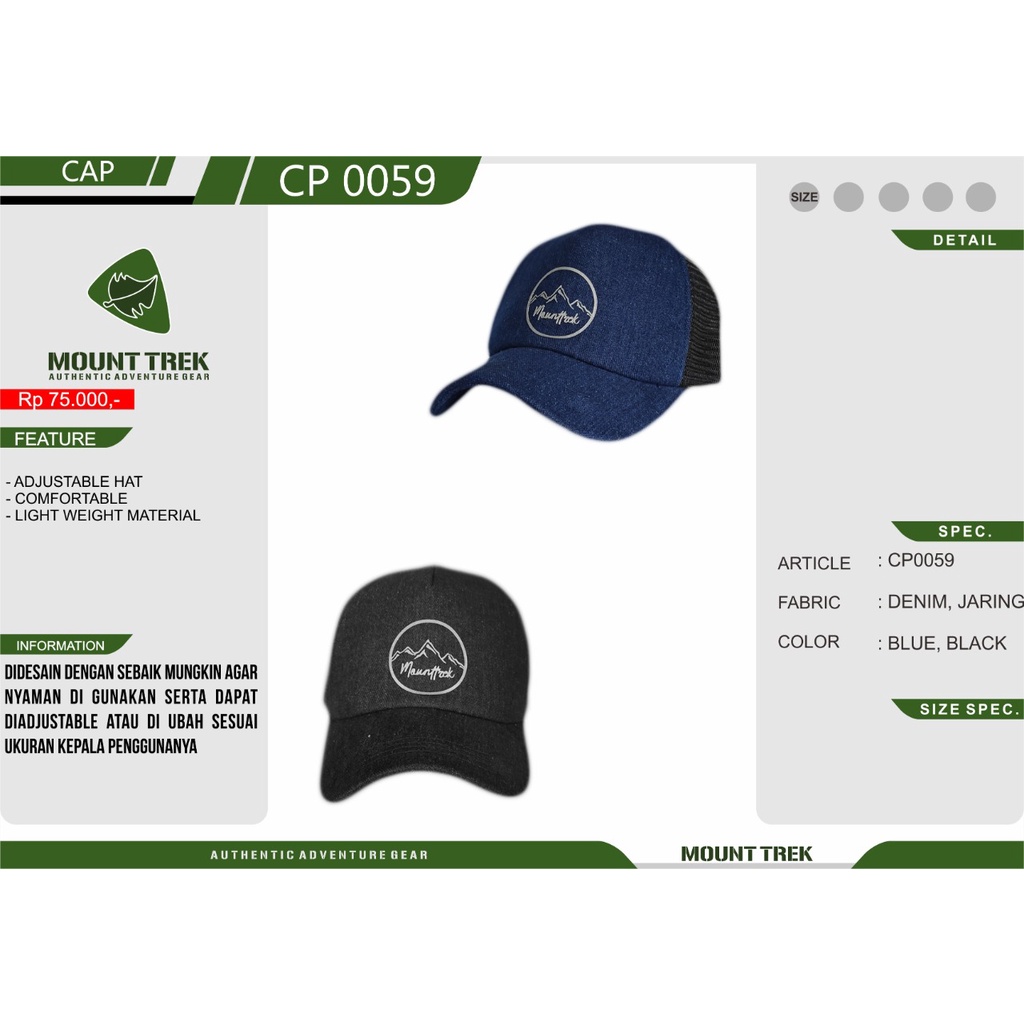 TOPI MOUNT TREK CP059