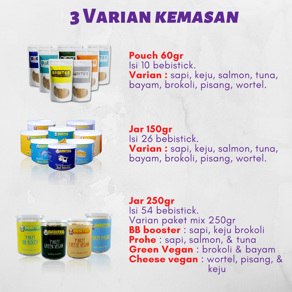 Biskuit Bayi Anti GTM, BB Booster Lumer dimulut, Tanpa MSG, Tanpa Pengawet Bebistick Snack Anak Sehat Makanan Bayi Organik Biskuit Bayi MPASI Yummybebi