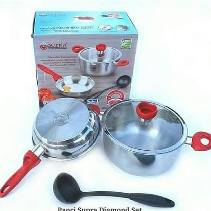 Supra Diamond Panci Set Supra Stainless Panci Masak Supra Original Ragilanggara20