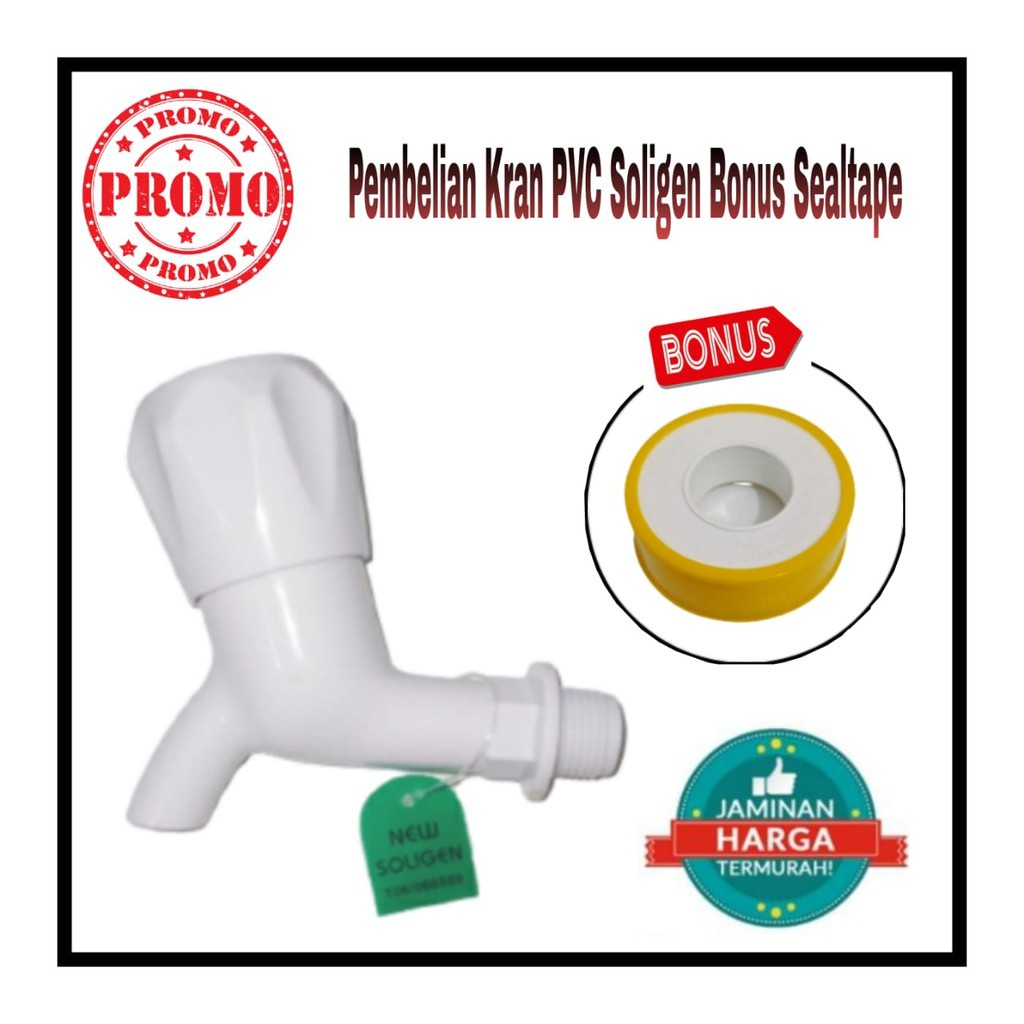 KERAN TAMAN PVC / KRAN TEMBOK PUTAR / KRAN AIR / KRAN AIR PVC NEW SOLIGEN /KERAN AIR BELIMBING PUTAR