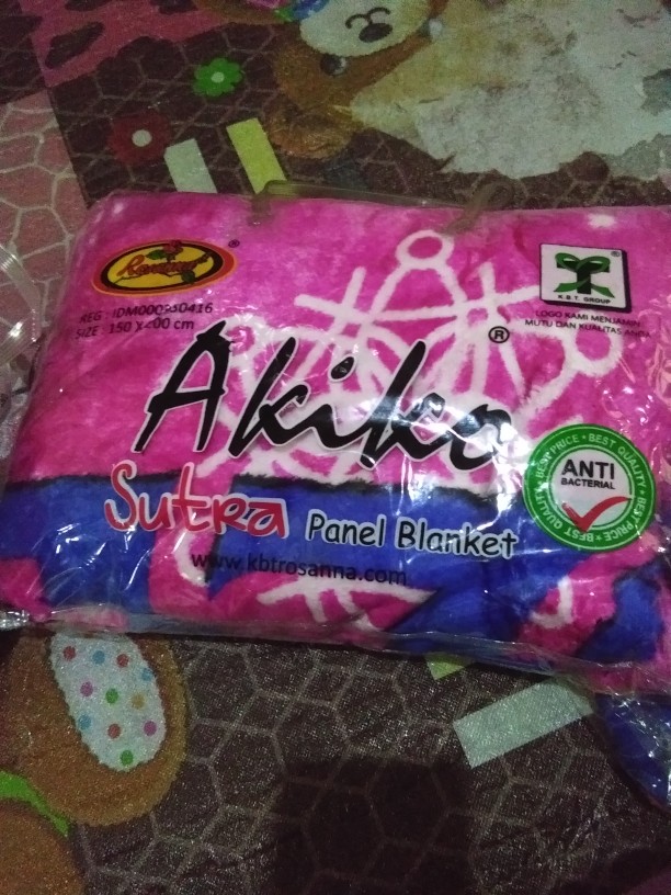 Raishacollection Selimut Rosanna Kids Akiko Ukuran 150x200 Motif Anak Anak Cute
