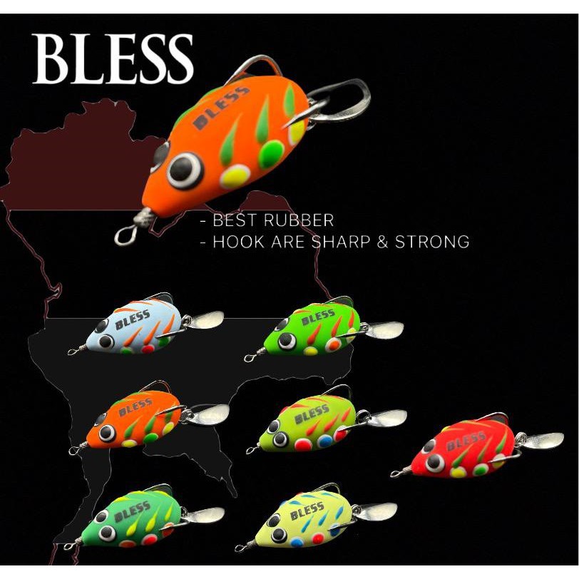 Soft Frog Bless Buttle lure berat 5 gram panjang 5 cm Made in Thailand