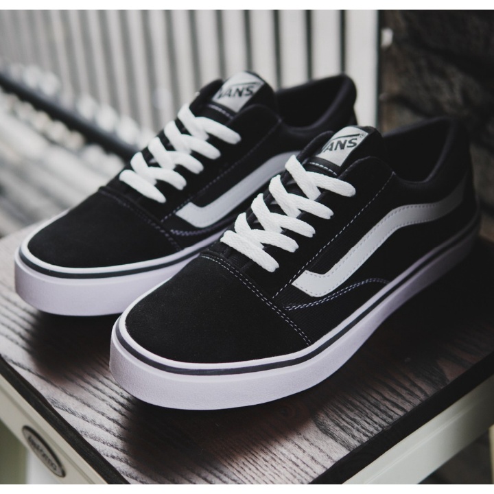 Sepatu Vans Oldskool Black White OG Size 36-43 Premium Quality