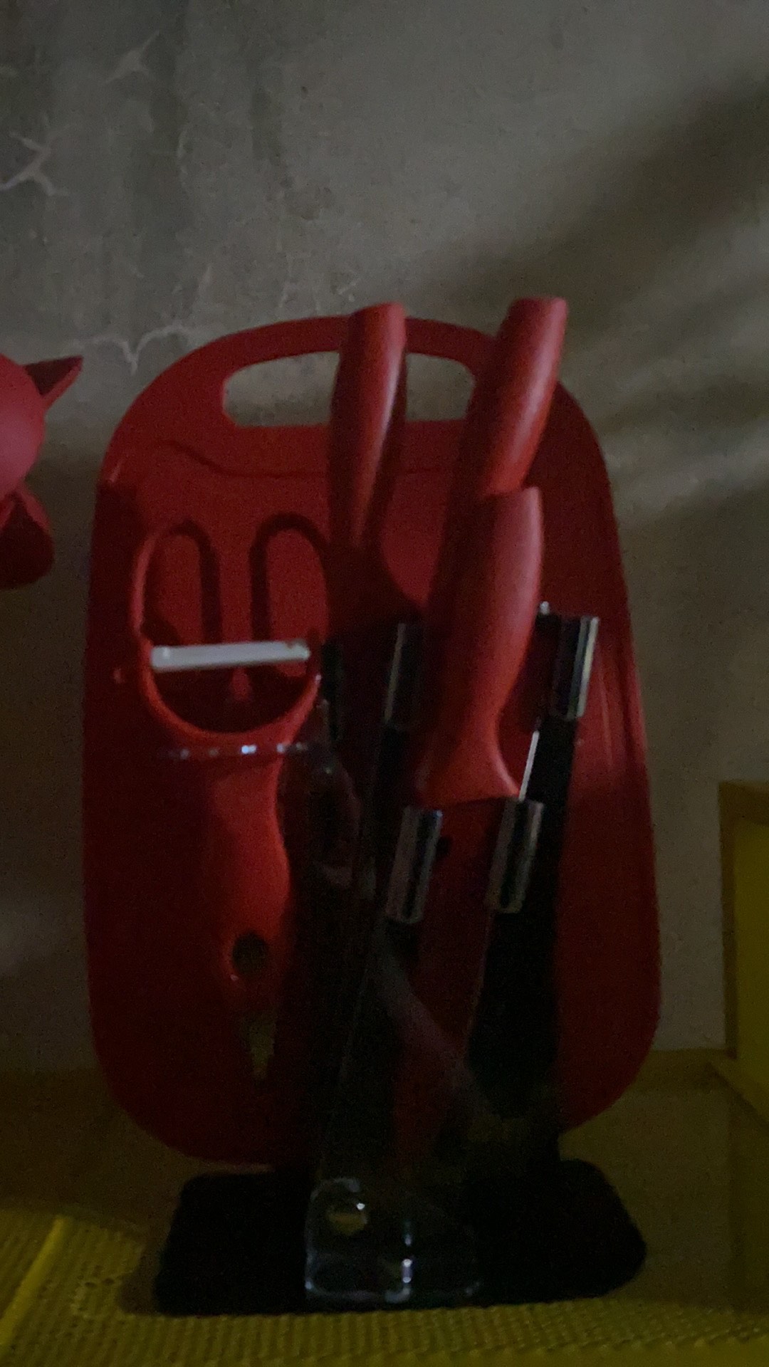 7 In 1 Kitchen Knife Set / Talenan, Pisau, Pengupas, Gunting Dapur Set Pisau Set