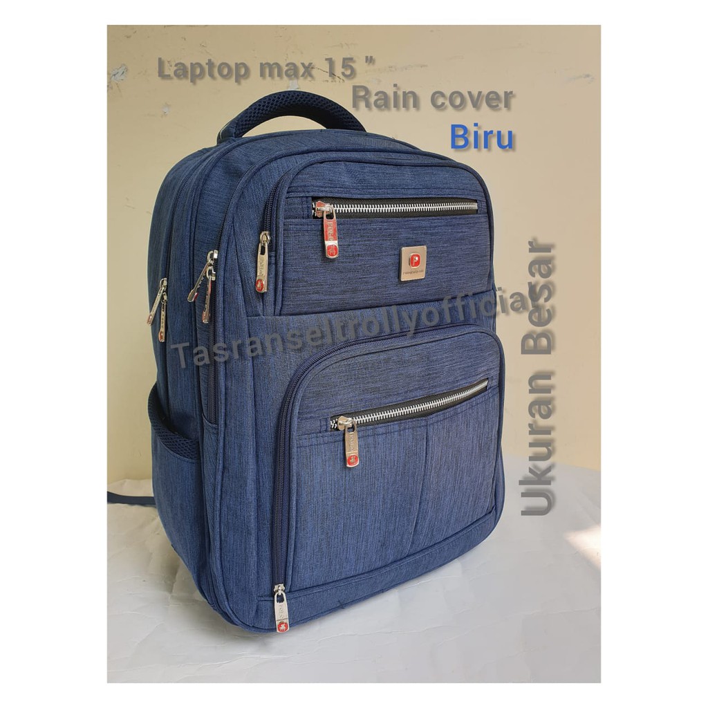 Tas Ransel Laptop Polo Interclub size Besar 19inch 100%original.