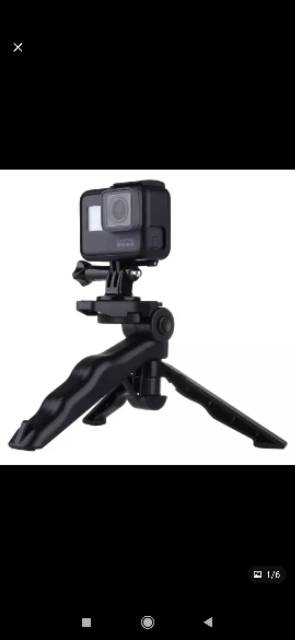 PEGANGAN HP PORTABEL PHONE HOLDER FOLDING STAND HP GOPRO DSLR MI CAMERA 2 IN 1 |2011